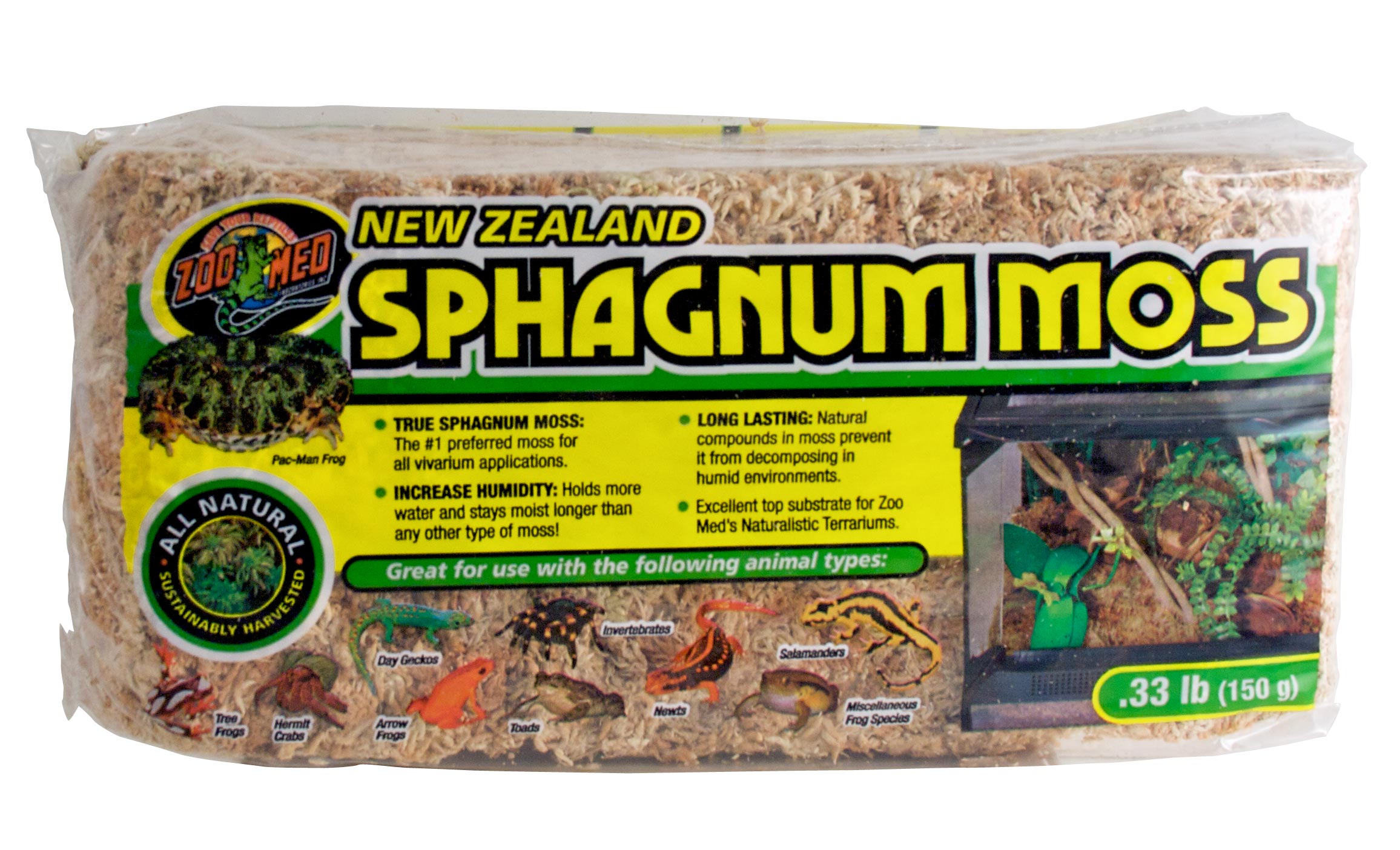 Zealand Sphagnum Moss Zoo Med Laboratories, Inc.