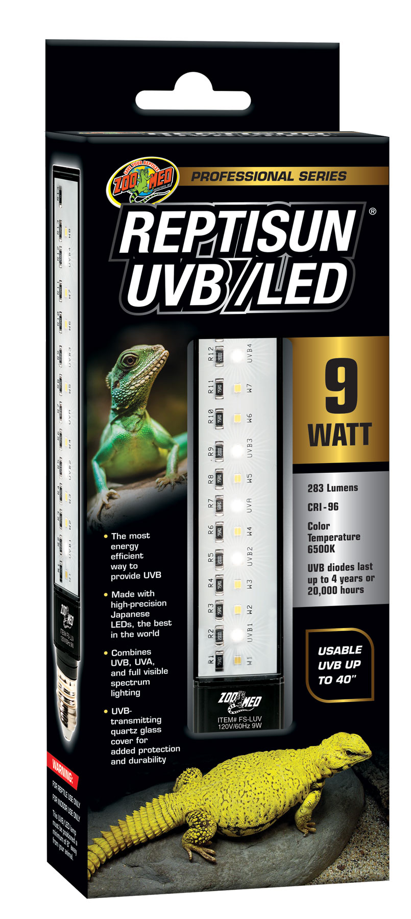 ReptiSun® UVB/LED | Zoo Med Inc.