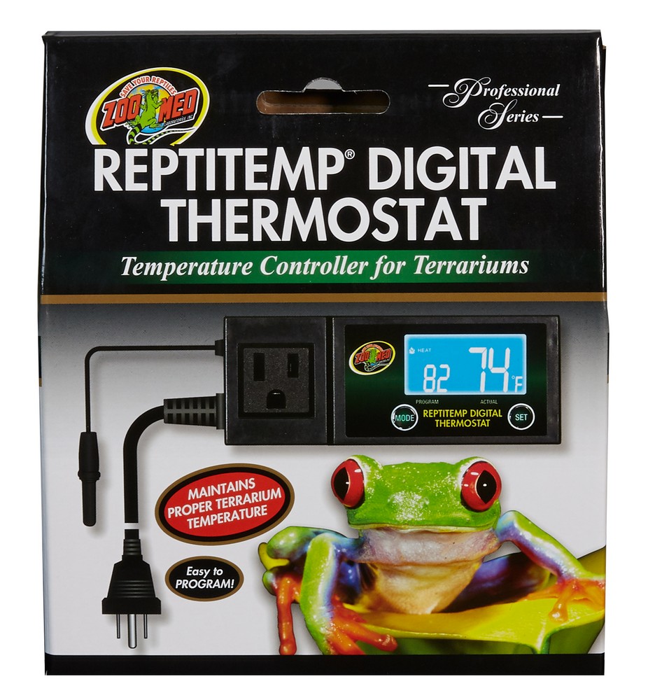REPTI ZOO Reptile Terrarium Dual Thermometer and Hygrometer kits(1 set